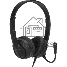 Гарнитура Oklick HS-M500 чёрный, проводная, USB