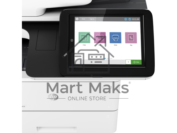 МФУ лазерный HP LaserJet Enterprise M528f (1PV65A), A4, ч/б, печ. до 43 стр/мин., скан. до 43 стр/мин. (ч/б) 38 стр/мин. (цвет), 1200 x 1200 dpi (печать) 600x600dpi (скан.), USB, RJ-45