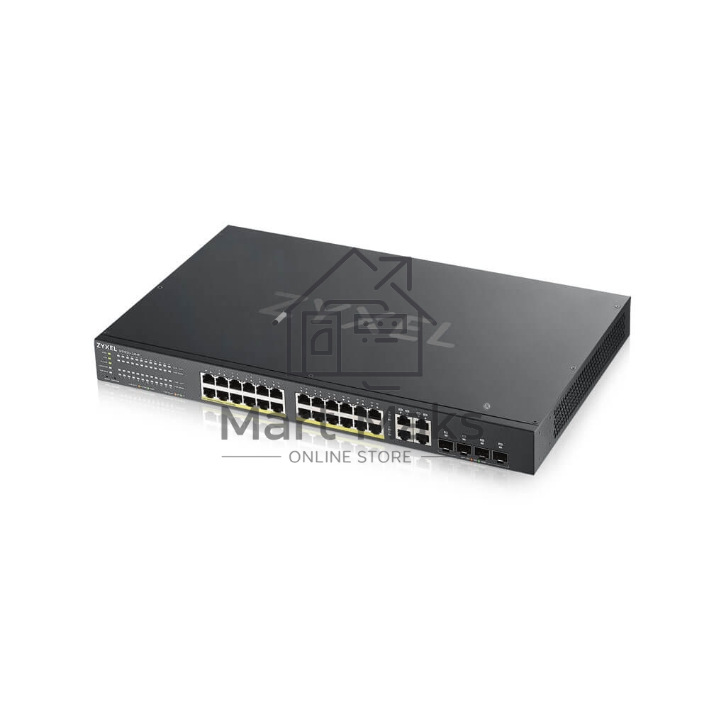 Коммутатор Zyxel NebulaFlex GS192024HPV2-EU0101F 24G 24PoE+ 375W управляемый