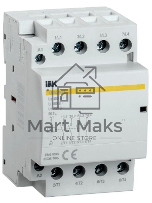 Контактор модульный КМ40-40М AC/DC IEK MKK21-40-40 IEK