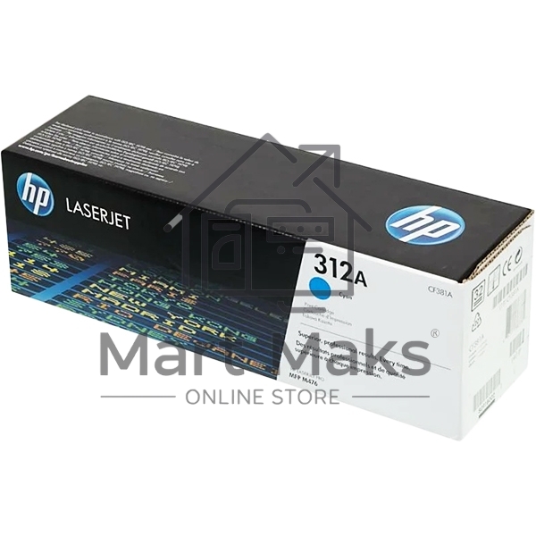 Тонер Картридж HP 312A CF381A голубой для HP CLJ Pro M476 (2400стр.)