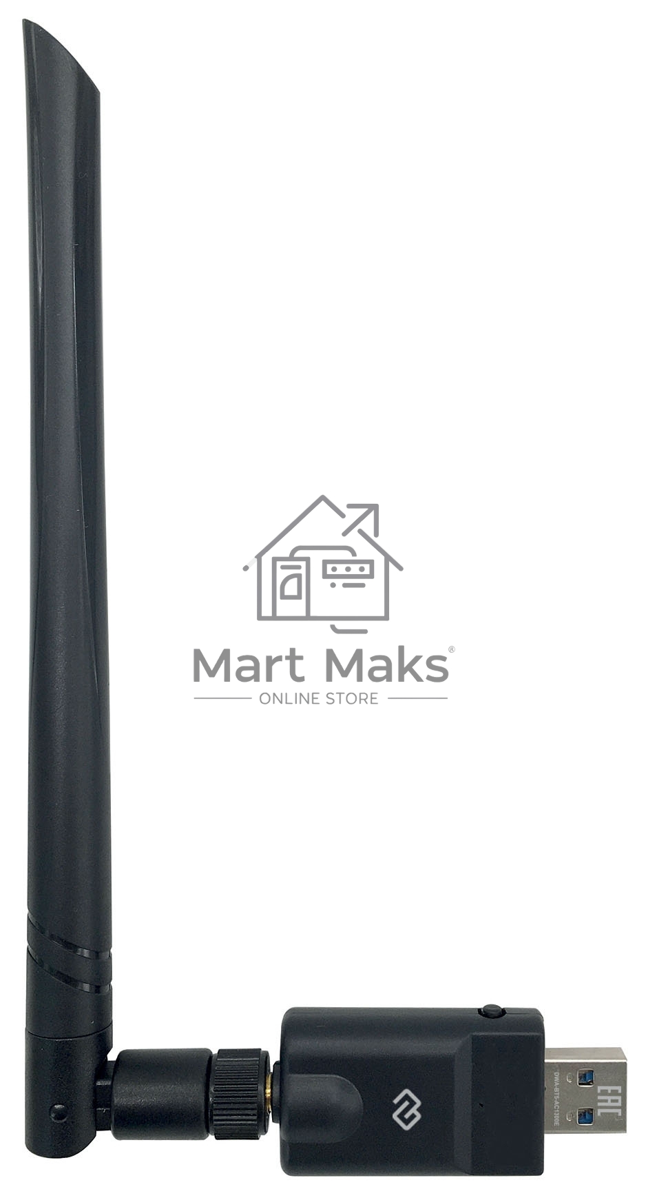Сетевой адаптер WiFi + Bluetooth Digma DWA-BT5-AC1300E AC1300 USB 3.0 (ант.внеш.съем) 1ант. (упак.:1шт)
