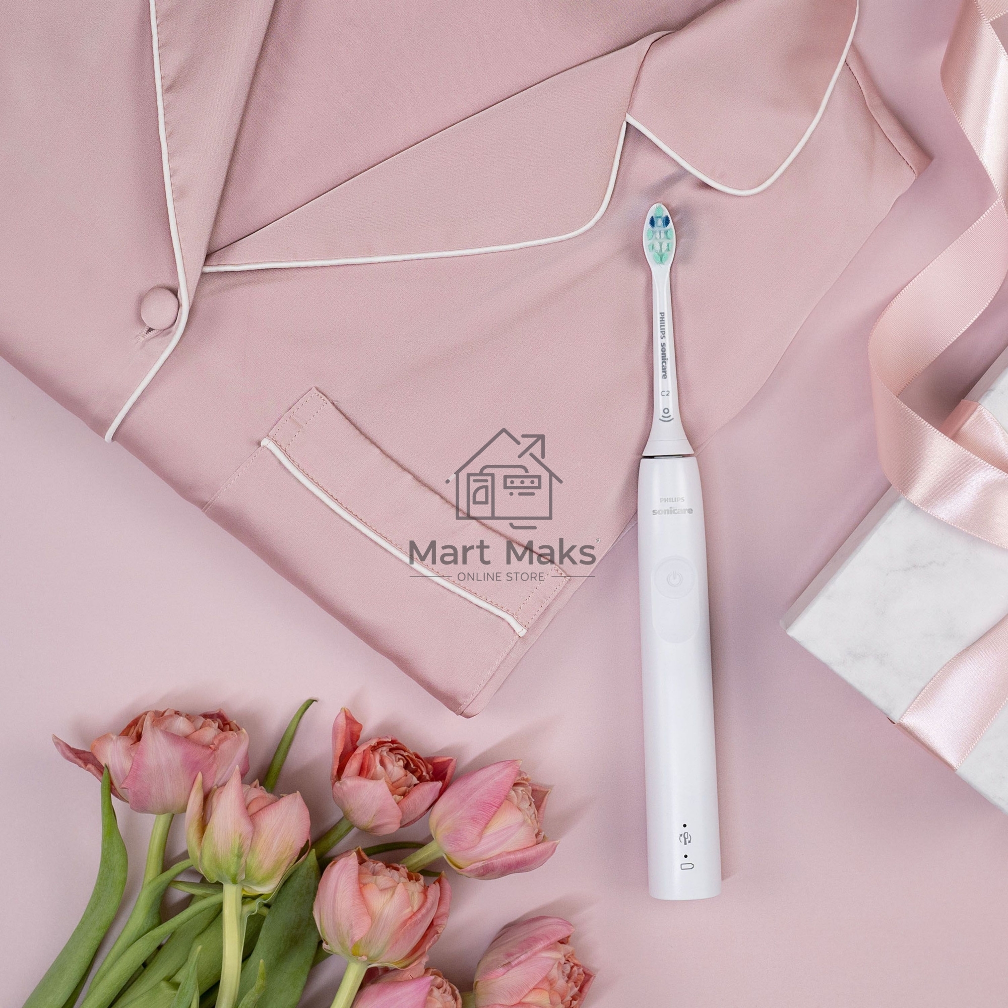 Зубная щетка Philips Sonicare 3100 series, 1 стандартная насадка C1 ProResults