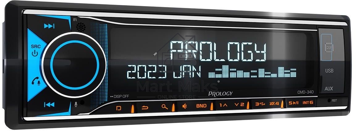 Автомагнитола Prology CMD-340 1DIN 4x55Вт