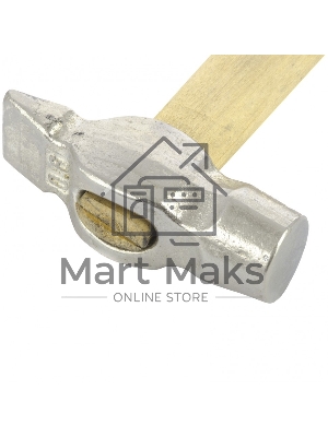 Молоток слесарный, 600 г, круглый боек, деревянная рукоятка Россия