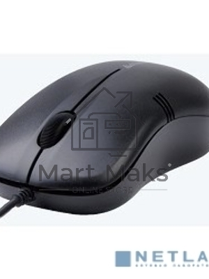 Мышь проводная A4Tech OP-560NU черный, 1200 dpi, USB, кнопки - 3