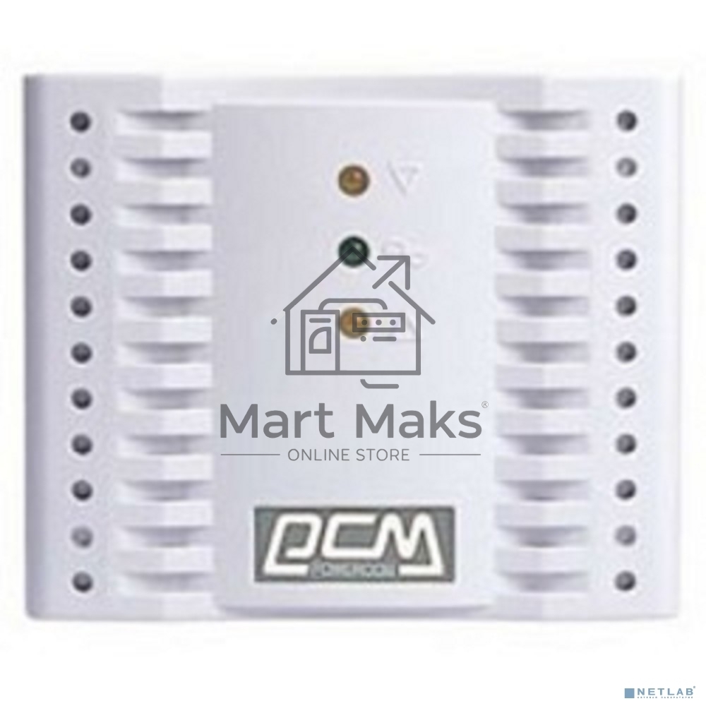 Стабилизатор напряжения Powercom TCA-1200 600Вт 1200ВА белый