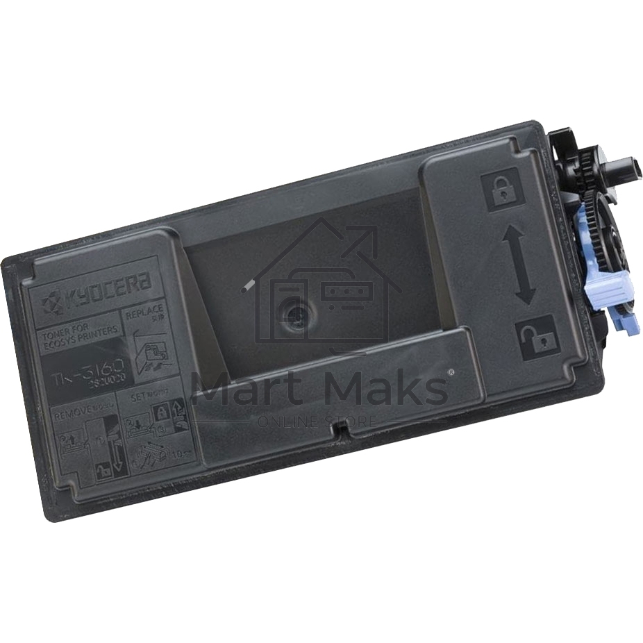 Картридж лазерный Kyocera TK-3160 (1T02T90NL0/1T02T90NL1) черный для P3045dn/P3050dn/P3055dn/P3060dn 12500 стр.