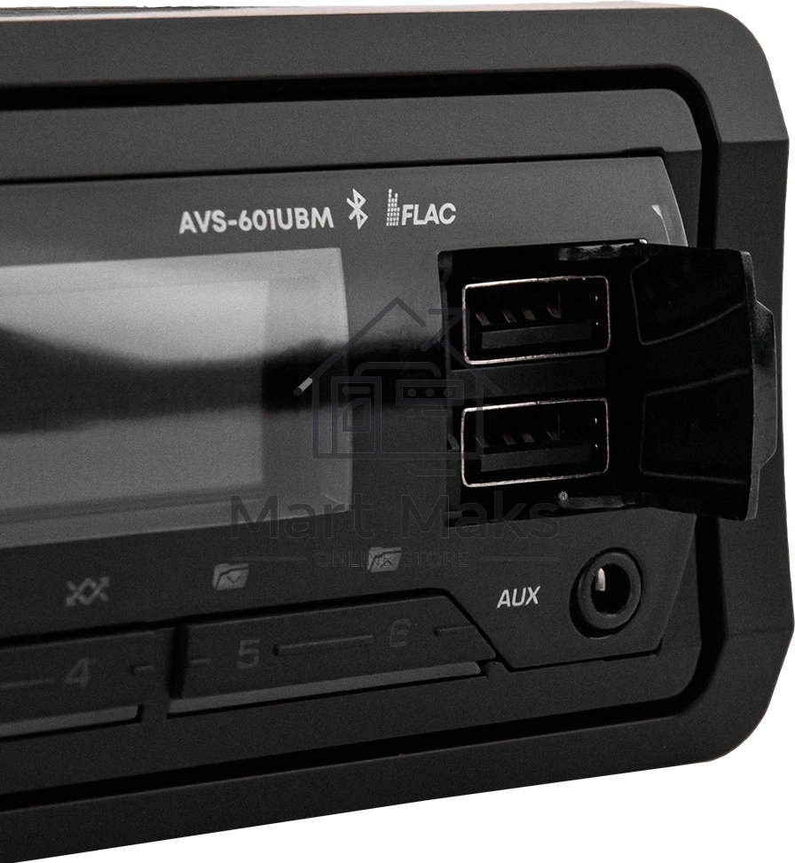 Автомагнитола ACV AVS-601UBM 1DIN 4x50Вт AUX 3 (43340)