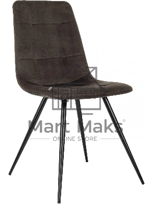 Стул для дома Бюрократ CH-K1_4 комплект 4шт коричневый Holland 74 металл черный на ножках (CH-K1_1/HL74_4)