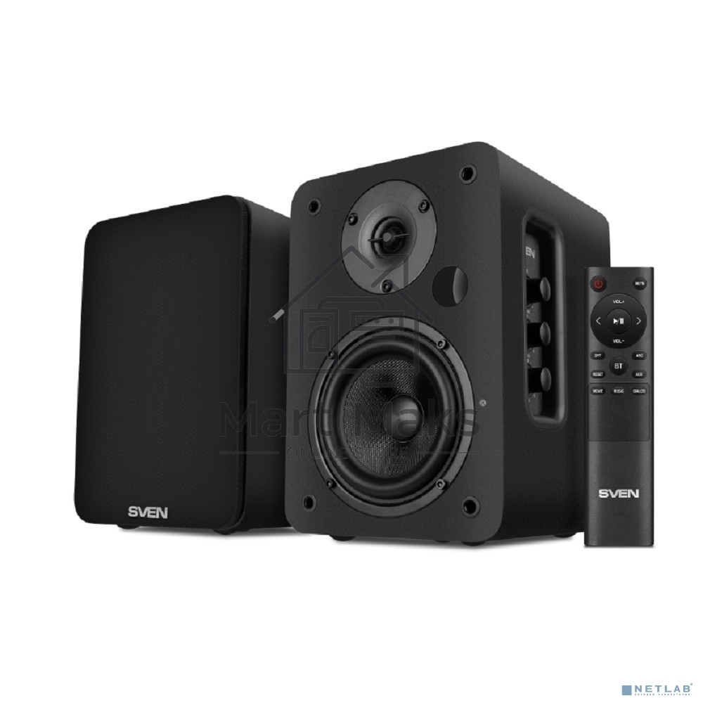 Колонки Sven АС SPS-830 2.0 черный 60Вт BT