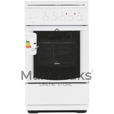 Плита комбинированная Flama RK 23-121 W белый, конфорок 3 газовых и 1 электрическая, духовка 50 л, 50 см x 85 см x 60 см