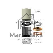 Корпус светильника C7405 PSL серебро полированное D70*H60mm MR16 GU5.3
