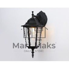 Уличный настенный светильник Ambrella light ST2018 BK/CL черный/прозрачный IP54 E27 max 40W 360*150*210