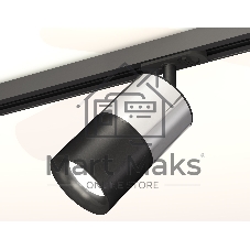 Светильник Ambrella light XT7402072 SBK/PSL/PBK черный песок/серебро полированное/черный полированный MR16 GU5.3