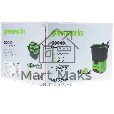 Мойка высокого давления GREENWORKS GDC40 (5104507) без АКК. и ЗУ. аккумуляторная 40В V20л шланг 6м
