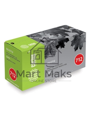 Картридж лазерный Cactus CS-C712S черный (1500 стр.) для Canon LBP-3010/LBP-3100