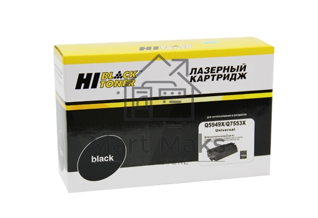 Расходные материалы Hi-Black Q5949X/Q7553X - Картридж для LJ P2015/1320/3390/3392 Q5949X/Q7553X универсальный (7000стр.) с чипом