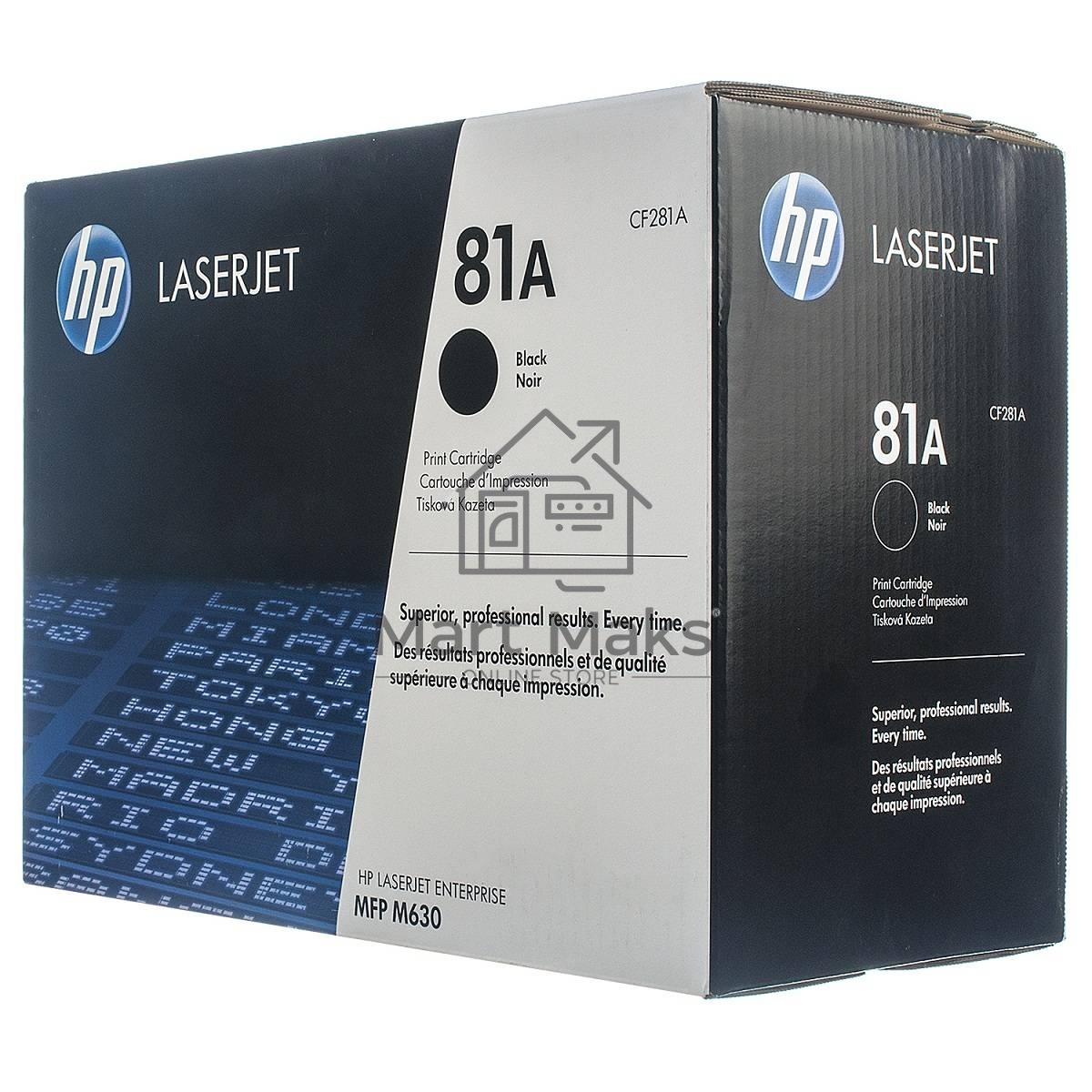 Тонер Картридж HP 81A CF281A черный для HP LJ Pro M630dn/f/h/z (10500 стр.)