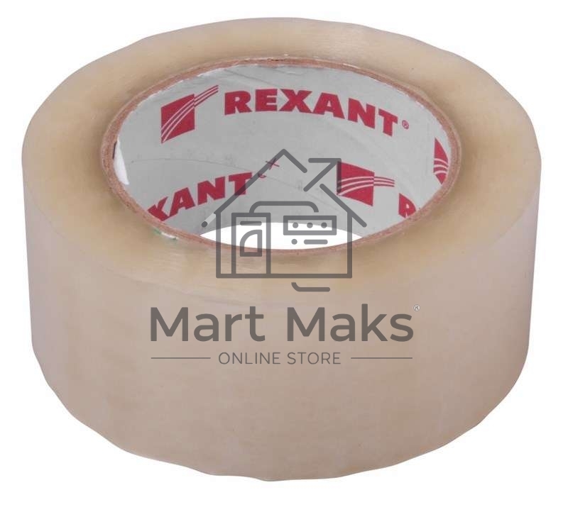 Скотч упаковочный Rexant 09-4202 48ммx66м 50мкм прозрачный