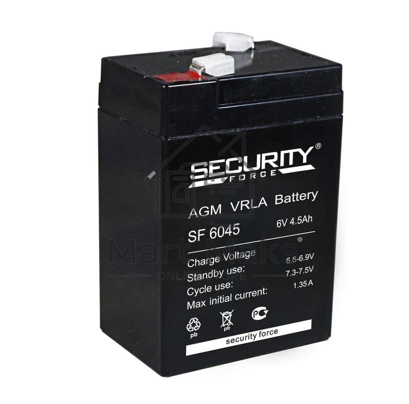 Батарея Delta Security Force SF 6045 (6V 4.5Ah)
