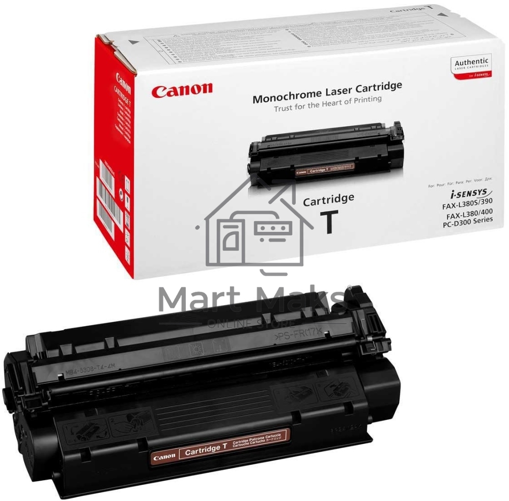 Картридж лазерный Canon Cartridge T (7833A002) черный для PC-D320/340/420/FAX-L400 3500 стр.