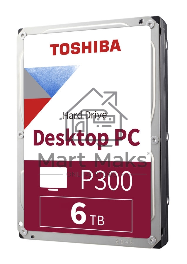 Жесткий диск Toshiba SATA-III 6Tb HDWD260UZSVA P300 (5400rpm) 128Mb 3.5