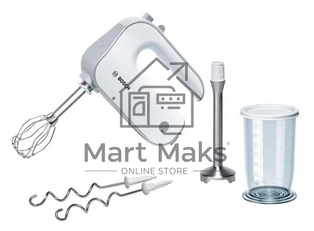 Миксер ручной Bosch MFQ4070 500Вт белый