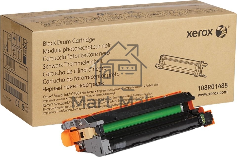 Барабан XEROX 108R01488 черный, black (40000 стр) дляVersaLink C600/C605 (Channels)