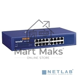 Коммутатор TENDA TEG1016D 16-Port 10/100/1000 Gigabit Switch
