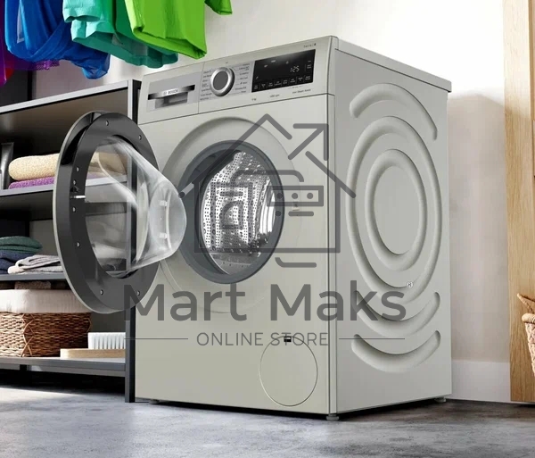 Стиральная машина Bosch Serie 4 WGA2440XME серебристый, загрузка фронтальная 9 кг, 1400 об/мин., класс: А+++