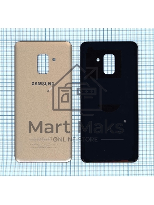 Задняя крышка для Samsung Galaxy A8 (2018) SM-A530F золотая