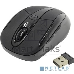 Мышь беспроводная Canyon MSO-W6 черный, 1600 dpi, радиоканал, USB, кнопки - 6