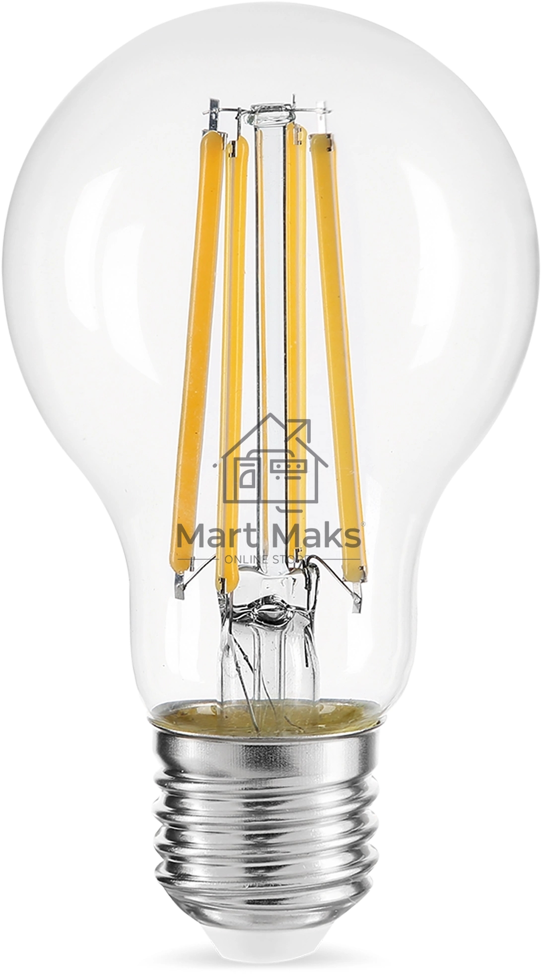 Лампа светодиодная Gauss Filament 102902215 15Вт цок.:E27 груша 220B св.свеч.бел.нейт. (упак.:10шт)