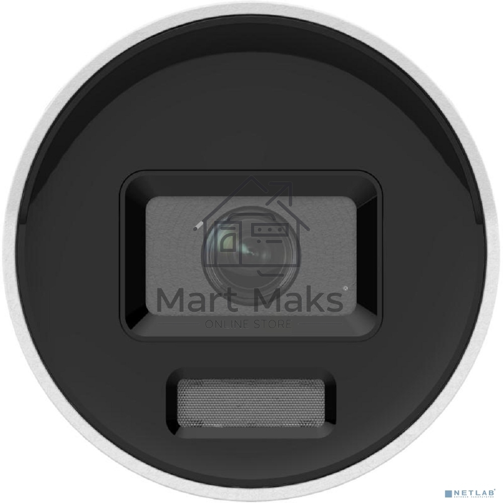 Камера видеонаблюдения IP Hikvision DS-2CD2087G2H-LIU(4MM) 4-4мм цв. корп.:серый