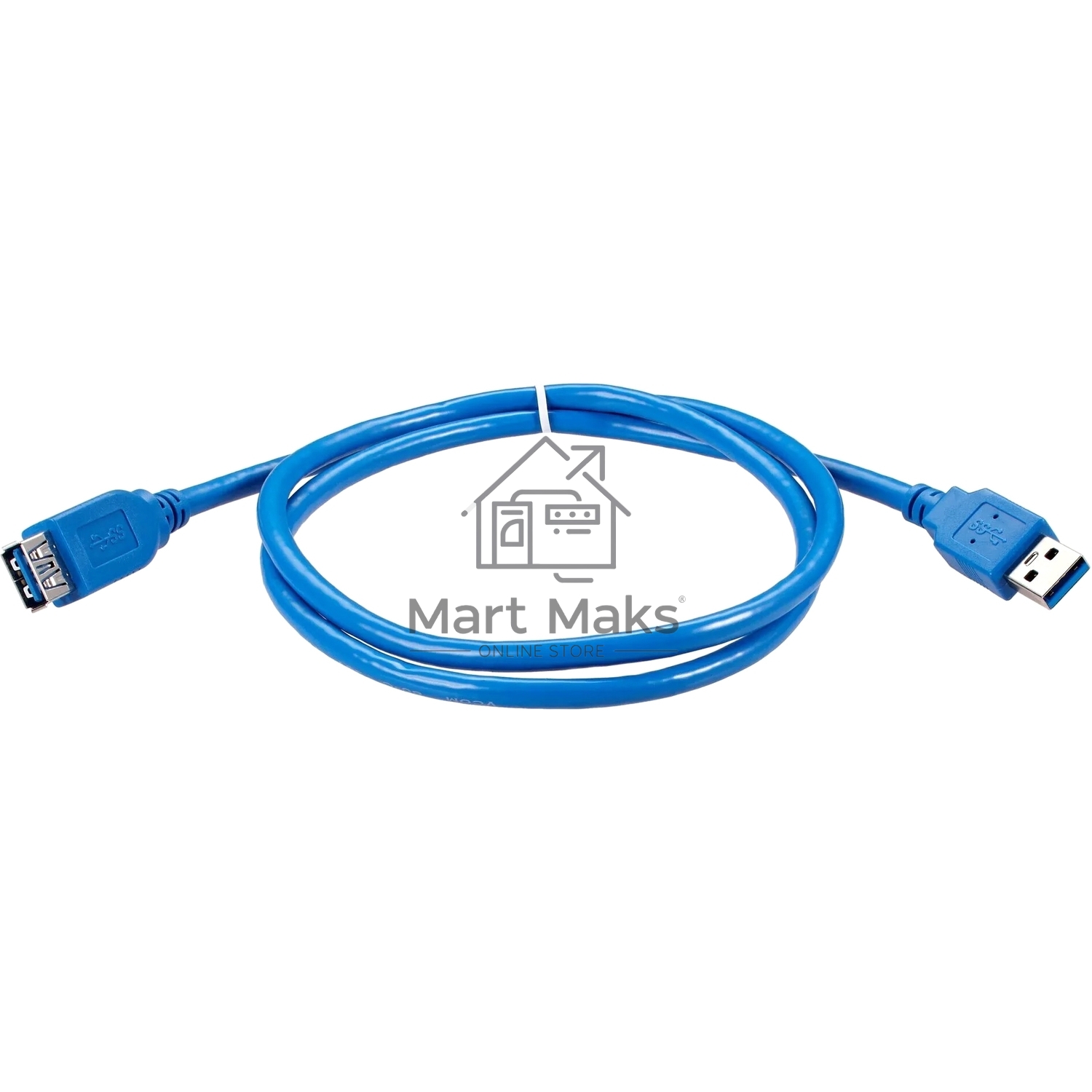 Кабель удлинительный VCOM VUS7065-1M USB3.0 Am-Af 1m