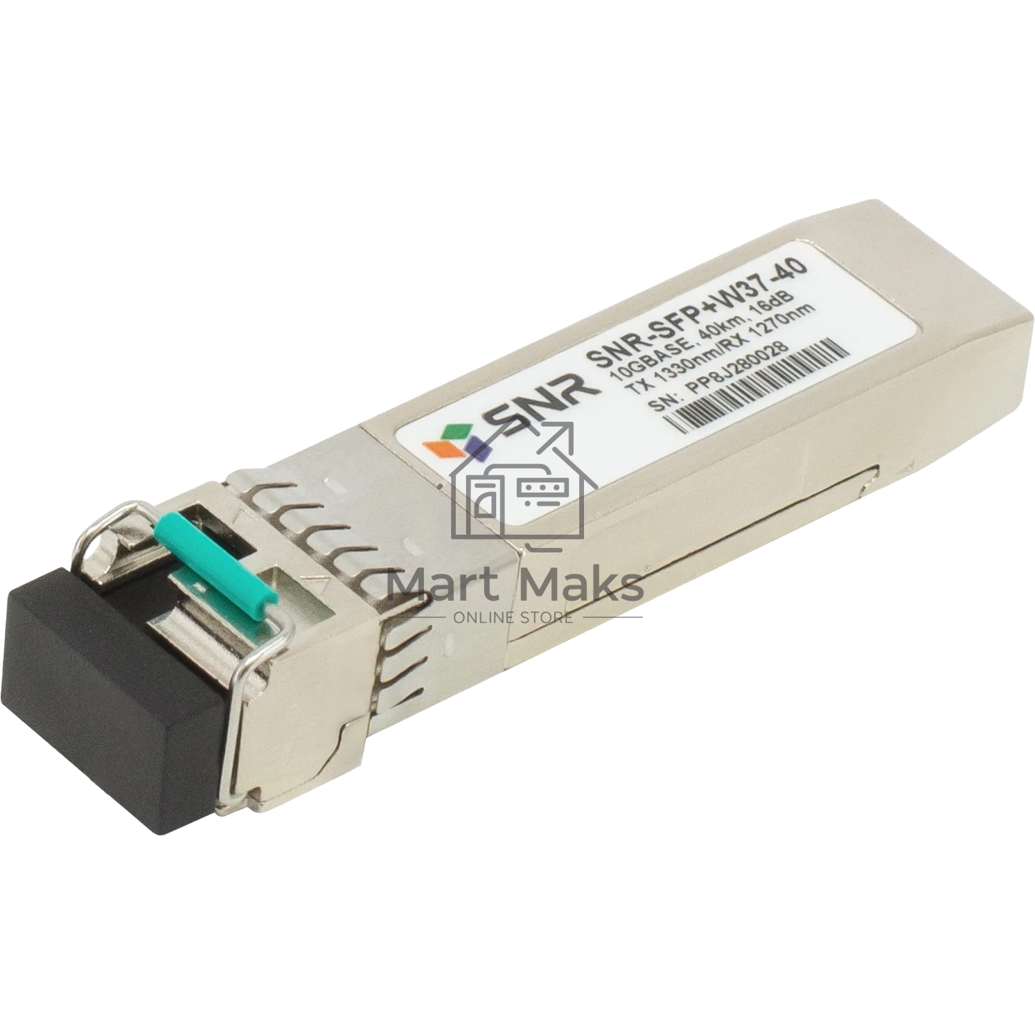Модуль SNR SFP+ WDM, дальность до 40км (16dB), 1330нм