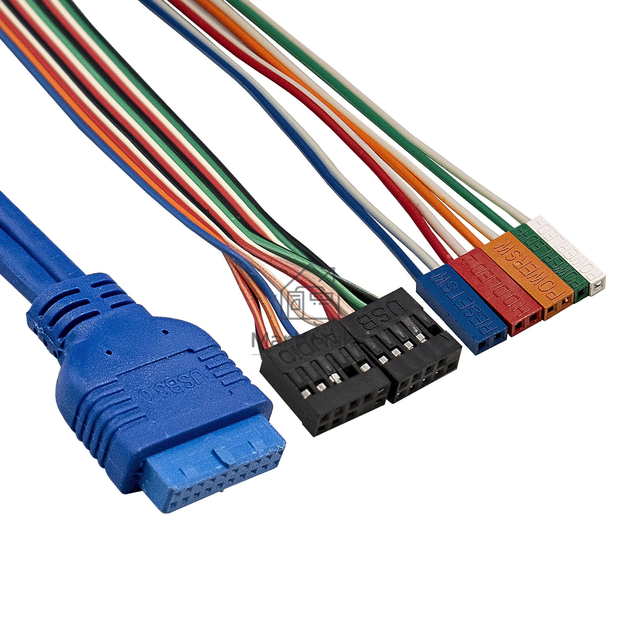 Компьютерный корпус Miditower ExeGate UN-604-UNS500 (ATX, БП UNS500 с вент. 12см, 2*USB+2*USB 3.0, аудио, черный)