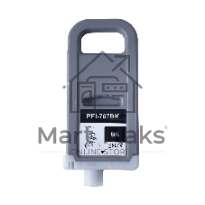 Картридж струйный Sakura 9821B001 (PFI-707BK) для Canon, черный, 700 мл.