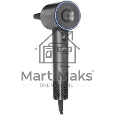 Фен Haier HHD-603 графитовый, 1600 Вт, компактный, ионизация