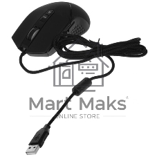 Мышь проводная Gembird MG-770 черный, 3200 dpi, USB, кнопки - 7