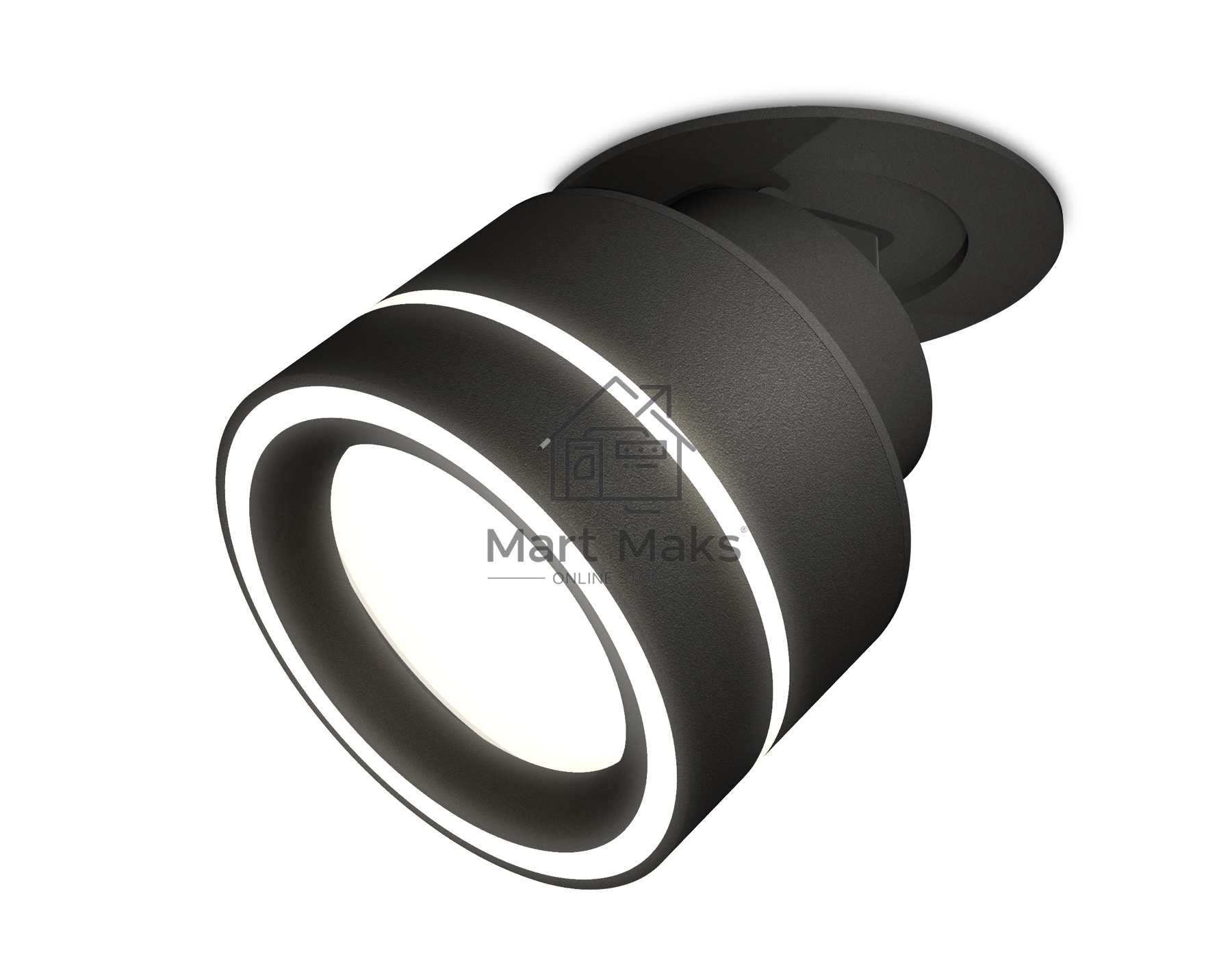 Светильник Ambrella Light XM8102523 SBK/FR черный песок/белый матовый GX53 (A2242, A2106, C8102, N8434)