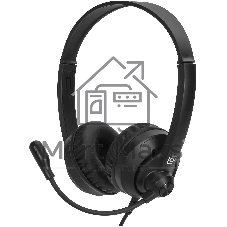 Гарнитура Oklick HS-M500 чёрный, проводная, USB