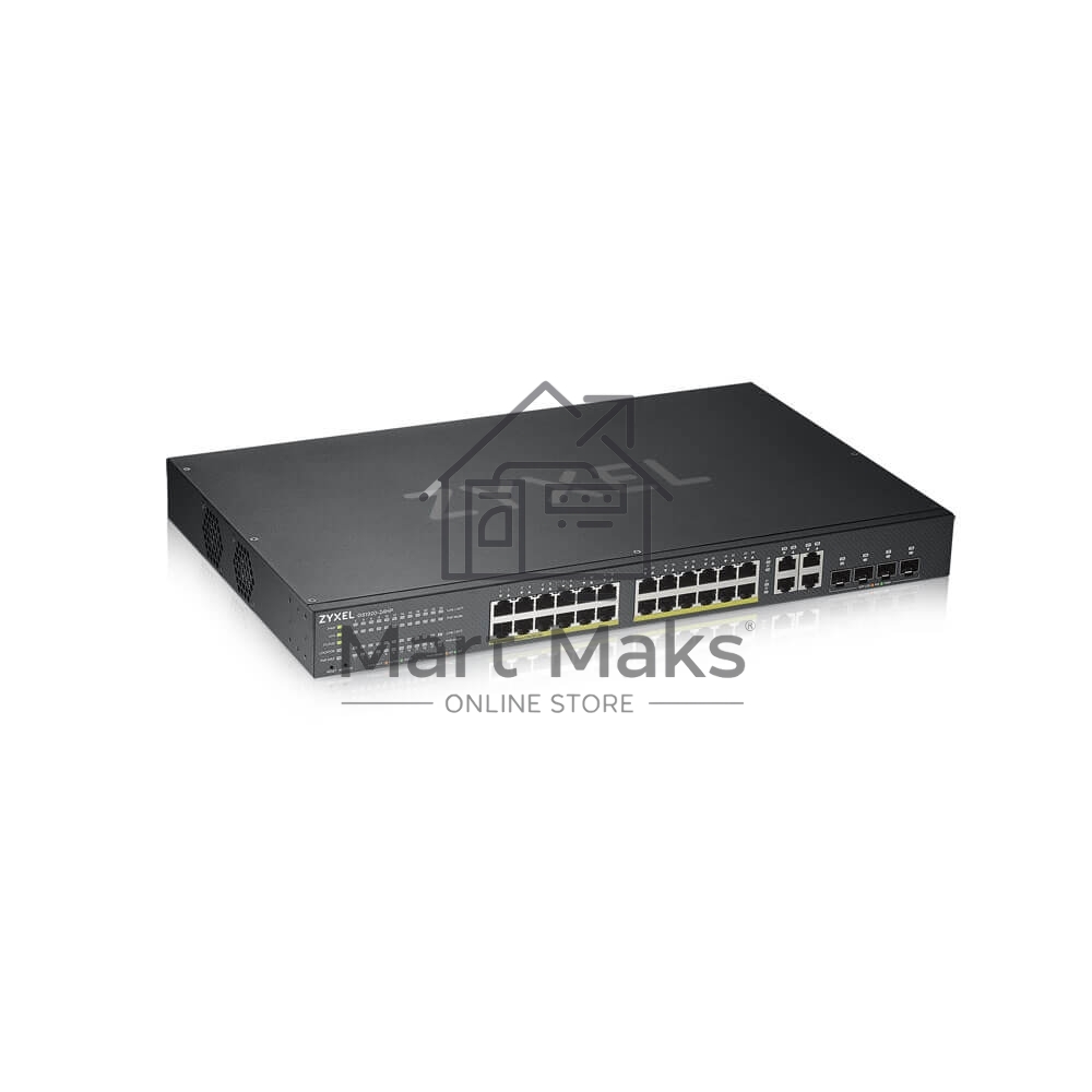 Коммутатор Zyxel NebulaFlex GS192024HPV2-EU0101F 24G 24PoE+ 375W управляемый