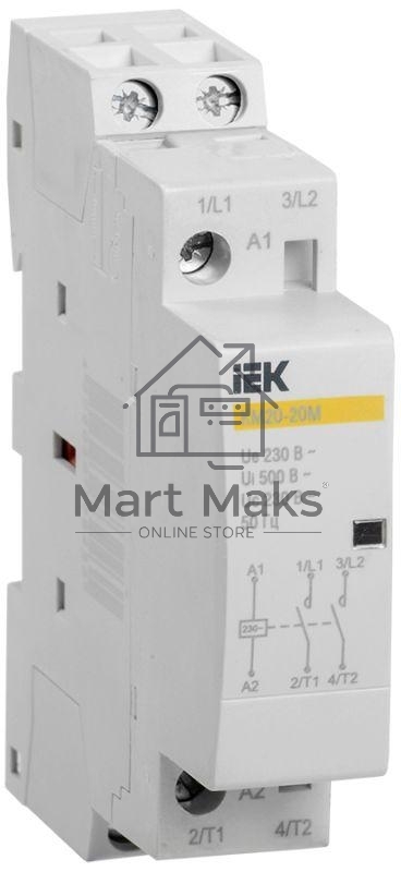 Контактор модульный КМ20-20М AC MKK11-20-20 IEK
