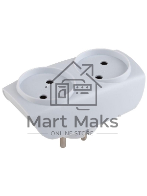 Разветвитель ЭРА C0045520 SP-2-W белый 2гн, без заземл