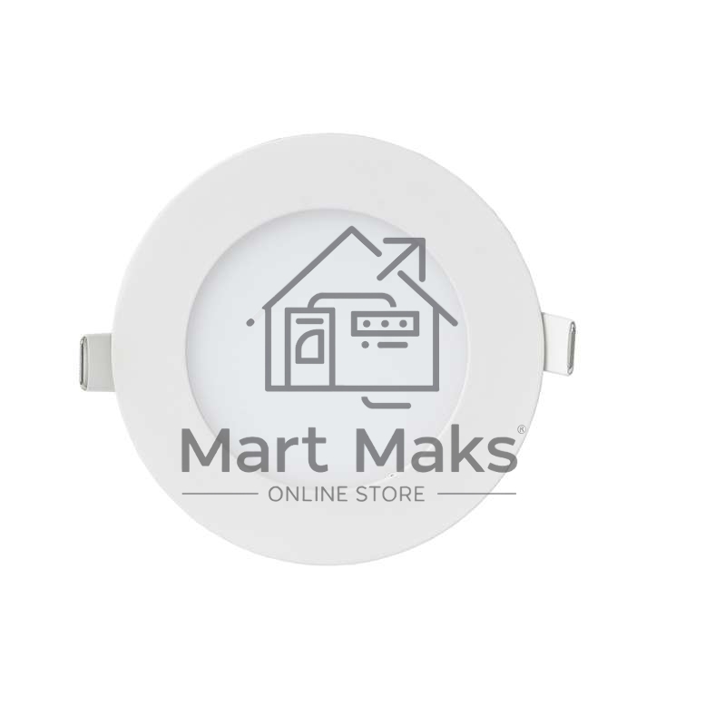 Светильник ДВО RLP-eco 6Вт 230В 4000К 420Лм 120/100мм IP40 бел. IN HOME 4690612009995