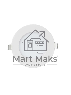 Светильник ДВО RLP-eco 6Вт 230В 4000К 420Лм 120/100мм IP40 бел. IN HOME 4690612009995