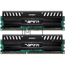 Оперативная память Patriot Viper 3, DDR3, 16GB (2x8 GB), 1600 MHz, CL9, DIMM, радиатор, черный