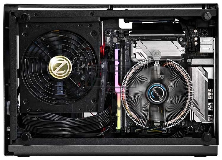 Компьютерный корпус MINITOWER MITX W/O PSU M2 MINI SILVER ZALMAN